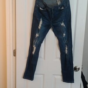 Ladies VIP distressed jeans size 13